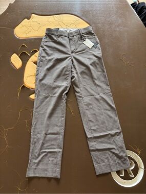 Banana Republic Brown Glen Plaid Chinos